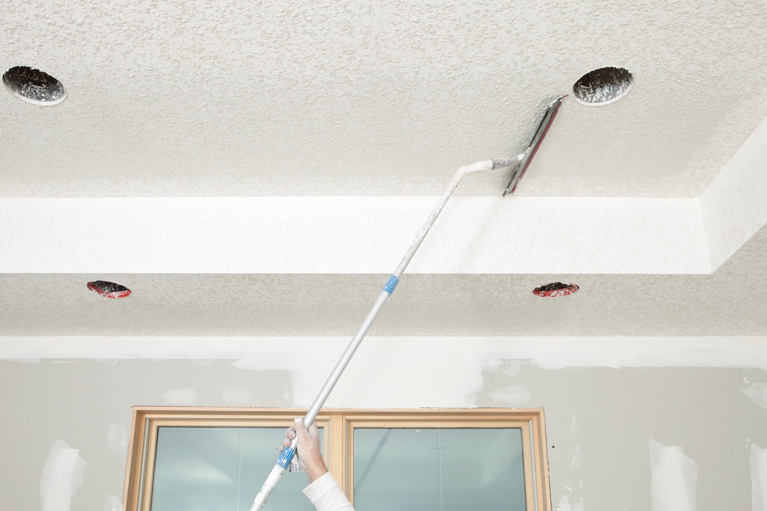 Popcorn Ceiling Removal & Retexturing