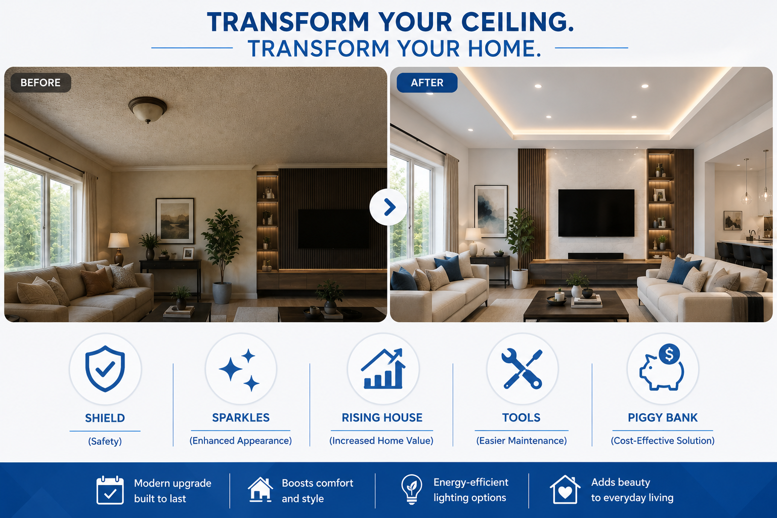 Transform your ceiling, transform your home