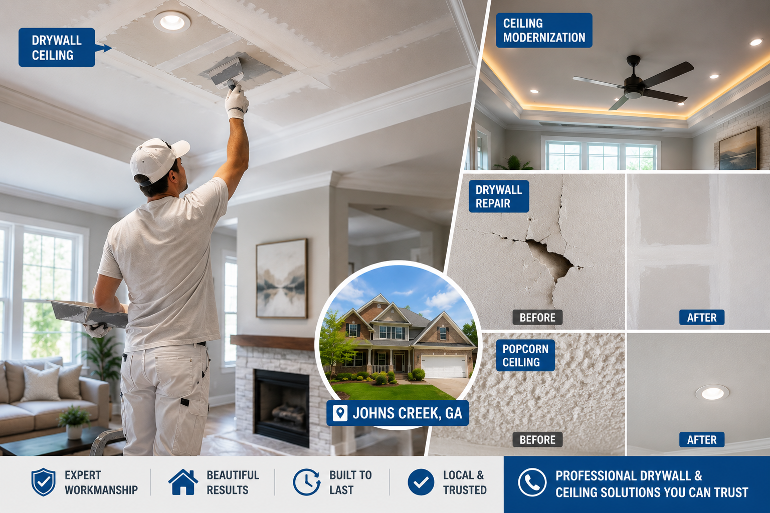 Ceiling and drywall solutions